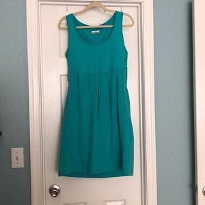 Turquoise summer dress with pockets!!!